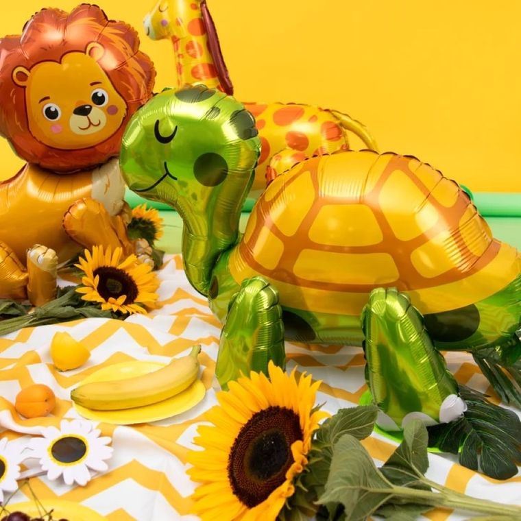Balon foliowy 3D, żółw, 66-44 cm