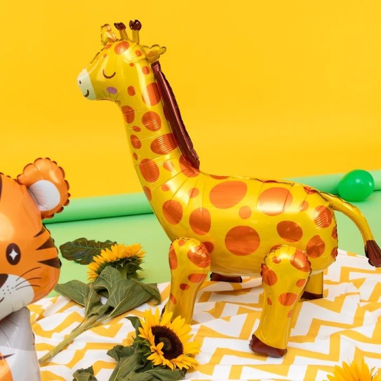 Balon foliowy 3D, żyrafa, 69-71 cm