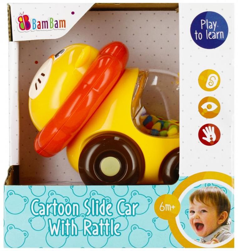 Bam Bam, grzechotka, pojazd, lew