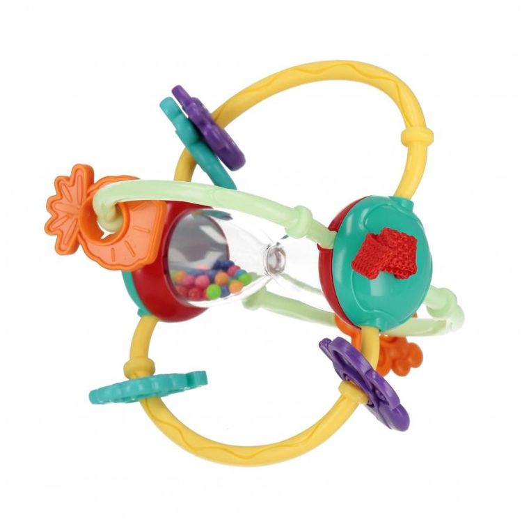 Bam Bam, grzechotka, zabawka sensoryczna, jabłuszko