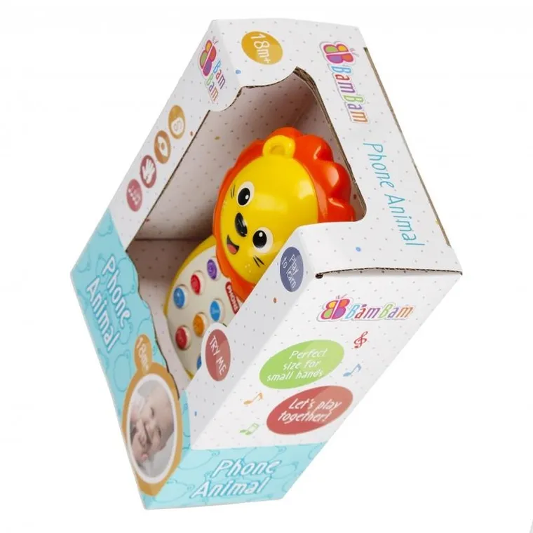 Bam Bam, Muzyczny telefonik, Lew, zabawka interaktywna