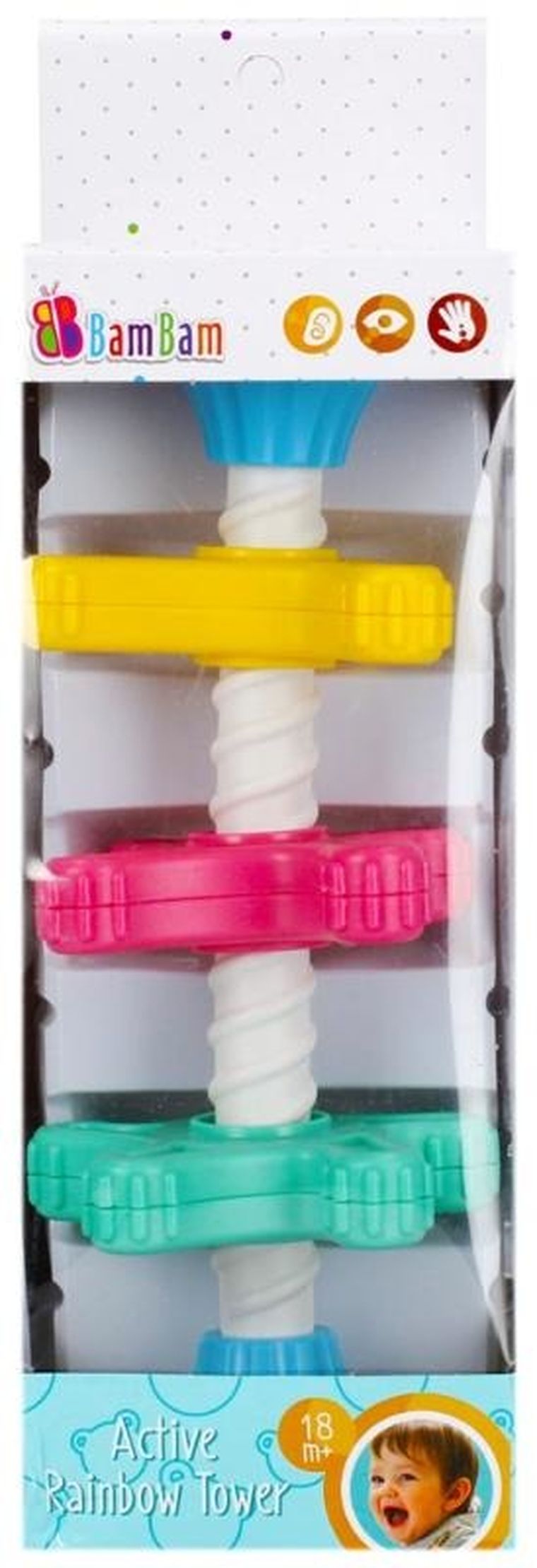 Bam Bam, piramidka, zabawka niemowlęca