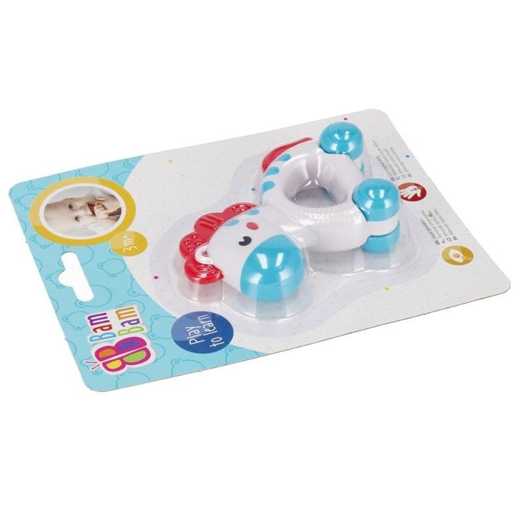 Bam Bam, zebra, grzechotka