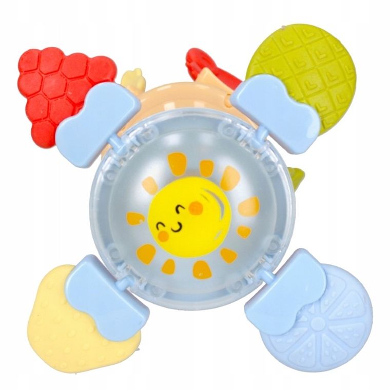 BamBam, kula wielofunkcyjna, 2w1, gryzak i grzechotka