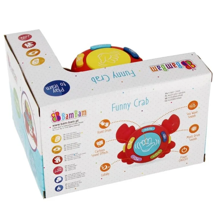 BamBam, muzyczny krabik, zabawka interaktywna
