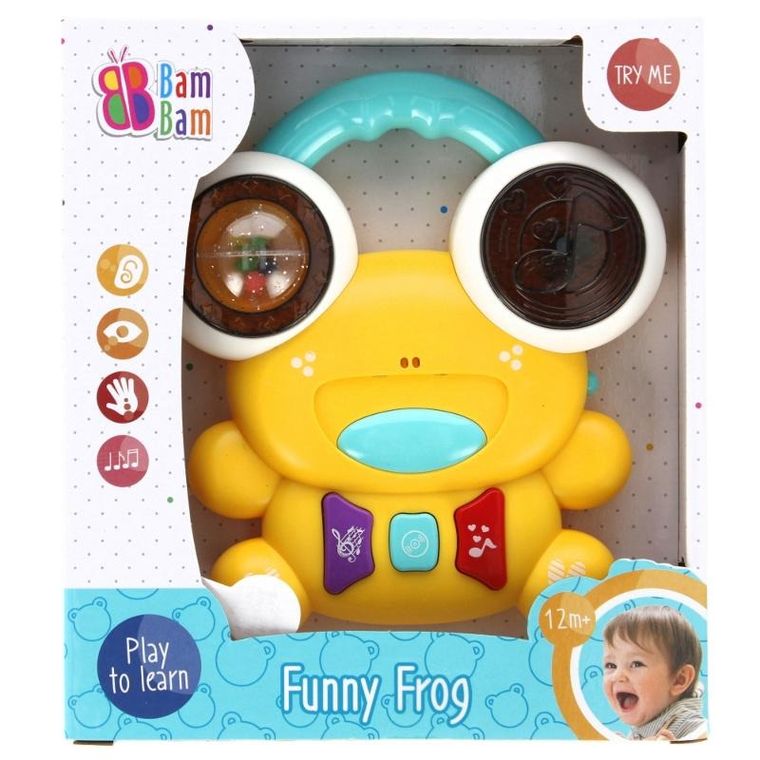 BamBam, zabawka muzyczna, żabka