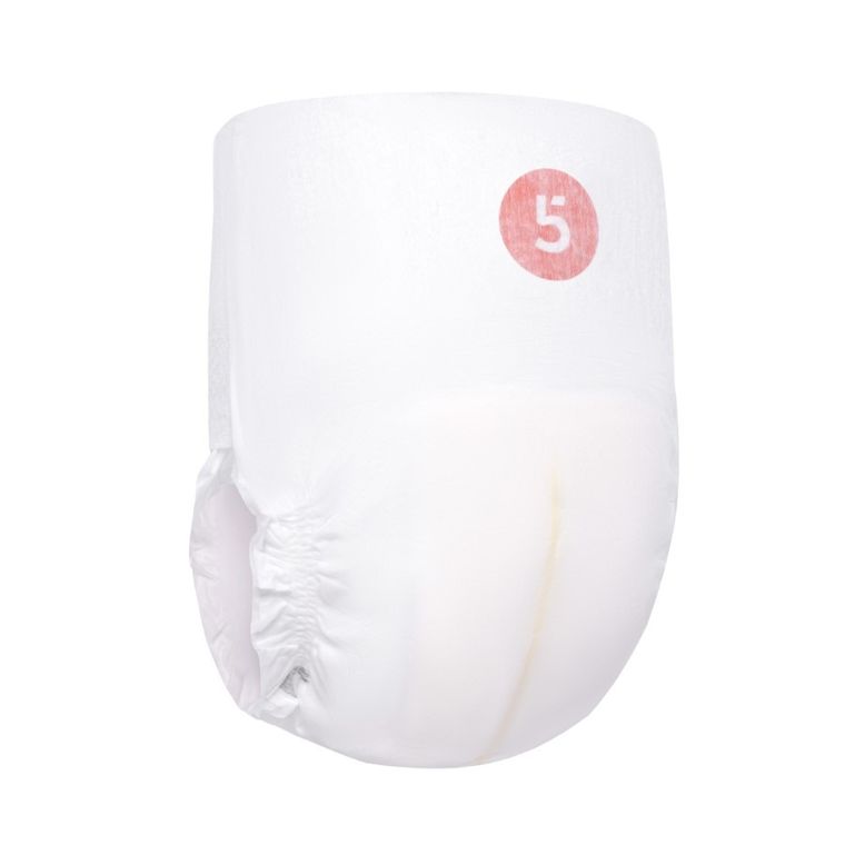 Bambiboo, Cottonwear, jednorazowe pieluszki, bawełna organiczna, rozmiar 5, 12-17 kg, 24 szt.