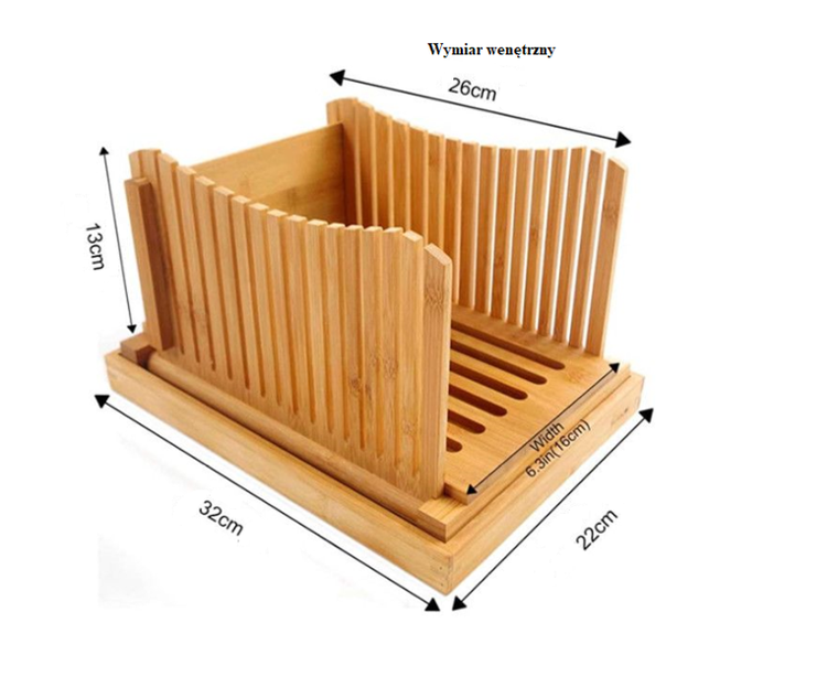 Bambusowa, krajalnica do chleba