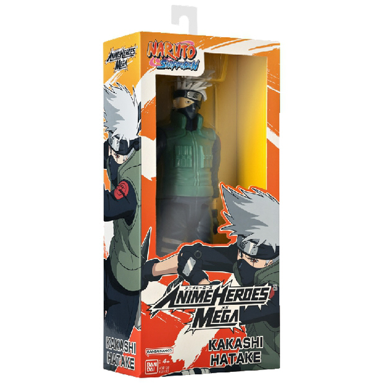 Bandai, Anime Heroes Mega, Naruto Shippuden, Hatake Kakashi, figurka kolekcjonerska