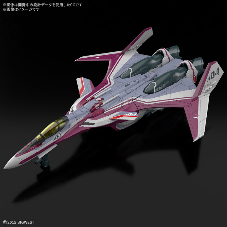 Bandai, HG, Vf-31c Siegfried, Mirage Farina Jenius Use, Deluxe Set, model kolekcjonerski do składania, 1:100