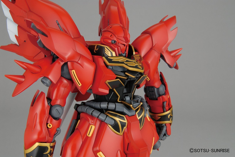 Bandai, MG, Msn-06s Sinanju, model kolekcjonerski do składania, 1:100