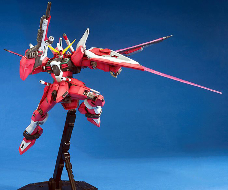 Bandai, MG, Zgmf-19a Infinite Justice Gundam, model kolekcjonerski do składania, 1:100