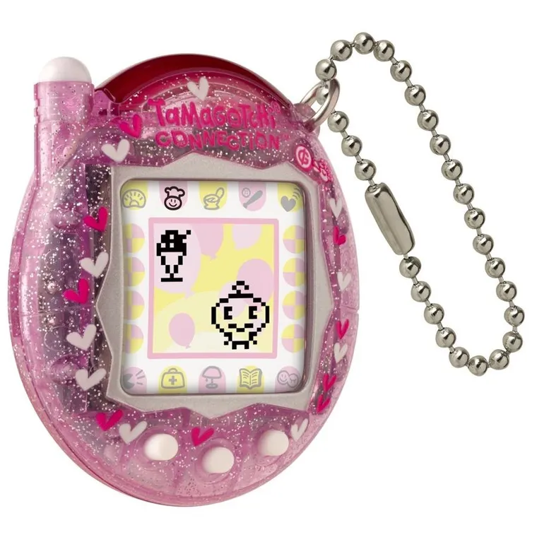 Bandai, Tamagotchi Connection, zabawka interaktywna, Pink Glitter