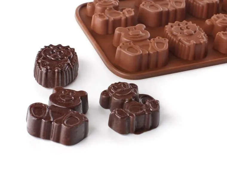 Banquet, silikonowa forma, zwierzątka, 10 szt.