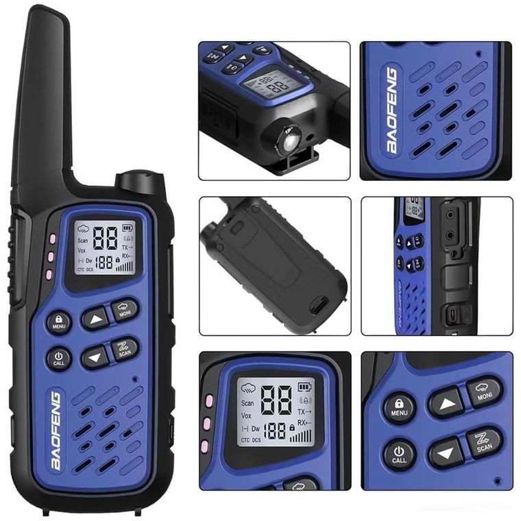 Baofeng, krótkofalówka, BF-T25E, dark blue, 2 szt.