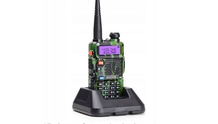 Baofeng, krótkofalówka, UV-5R HTQ 1800mAh Camo, Radiotelefon Walkie Talkie Skaner Kamuflaż
