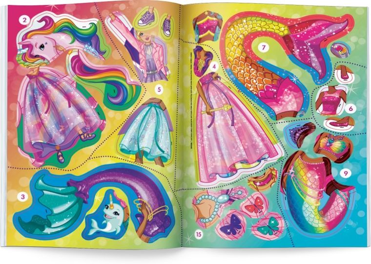 Barbie. Brokatowe ubieranki