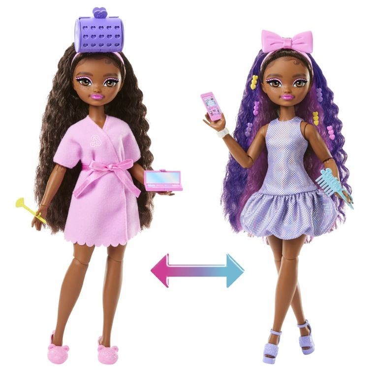 Barbie, Dream Besties, Wyszykuj się ze mną, lalka Brooklyn z akcesoriami