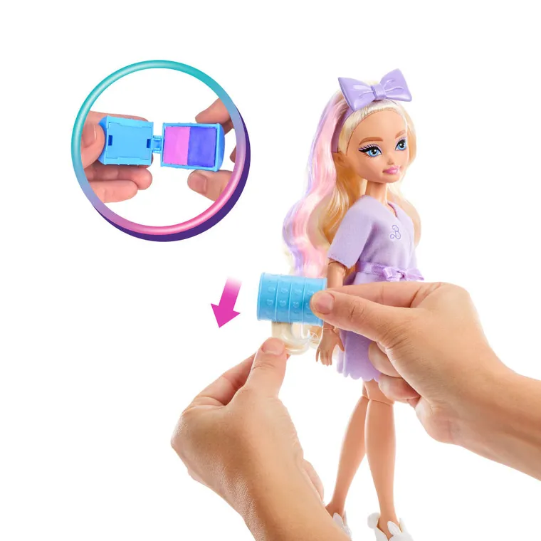 Barbie, Dream Besties, Wyszykuj się ze mną, lalka Malibu z akcesoriami