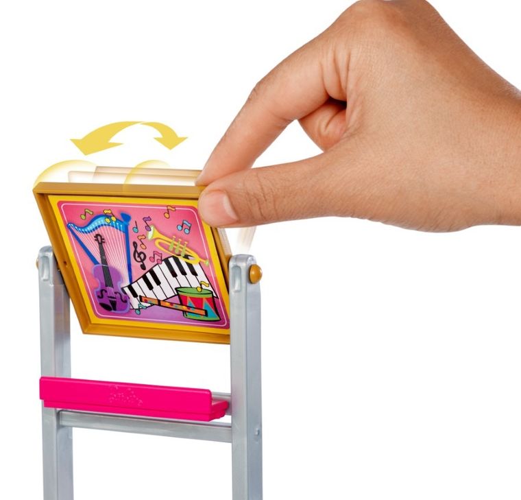 Barbie, Kariera, Nauczycielka muzyki, zestaw z lalką i akcesoriami