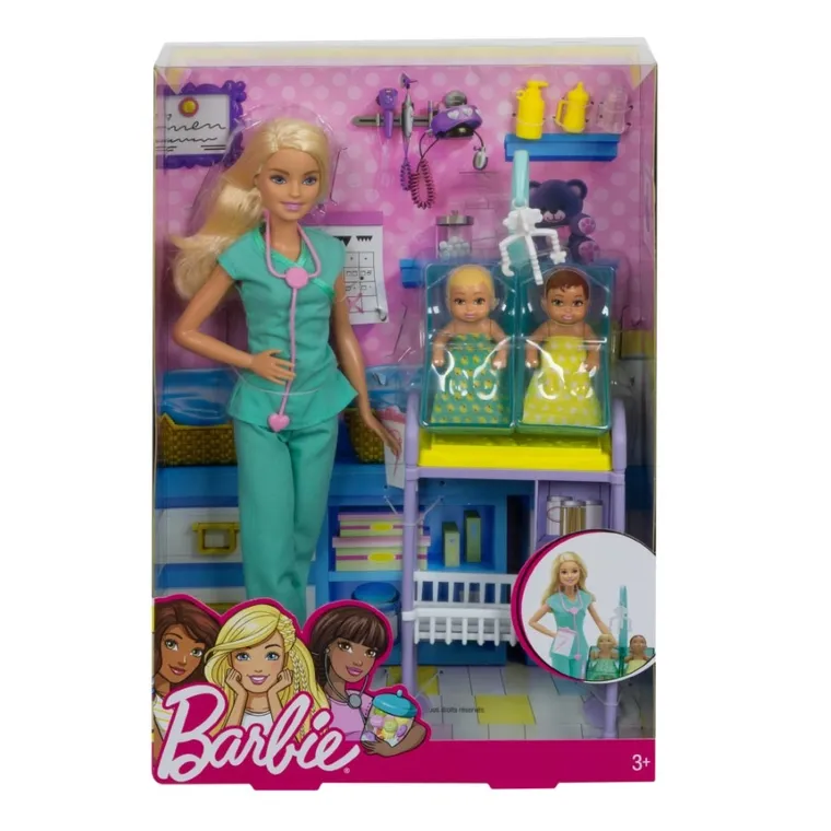 Barbie, Kariera, Pediatra, zestaw z lalką i akcesoriami