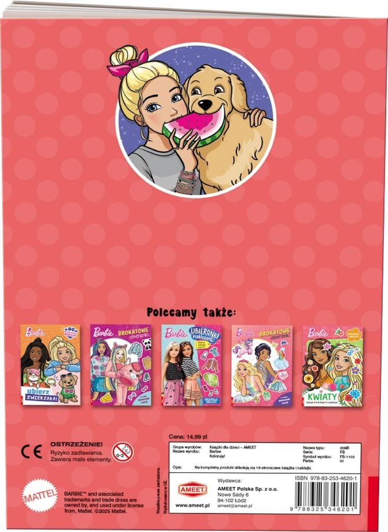 Barbie. Koloruję!