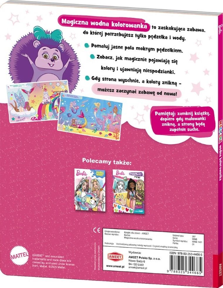 Barbie. Magiczna wodna kolorowanka