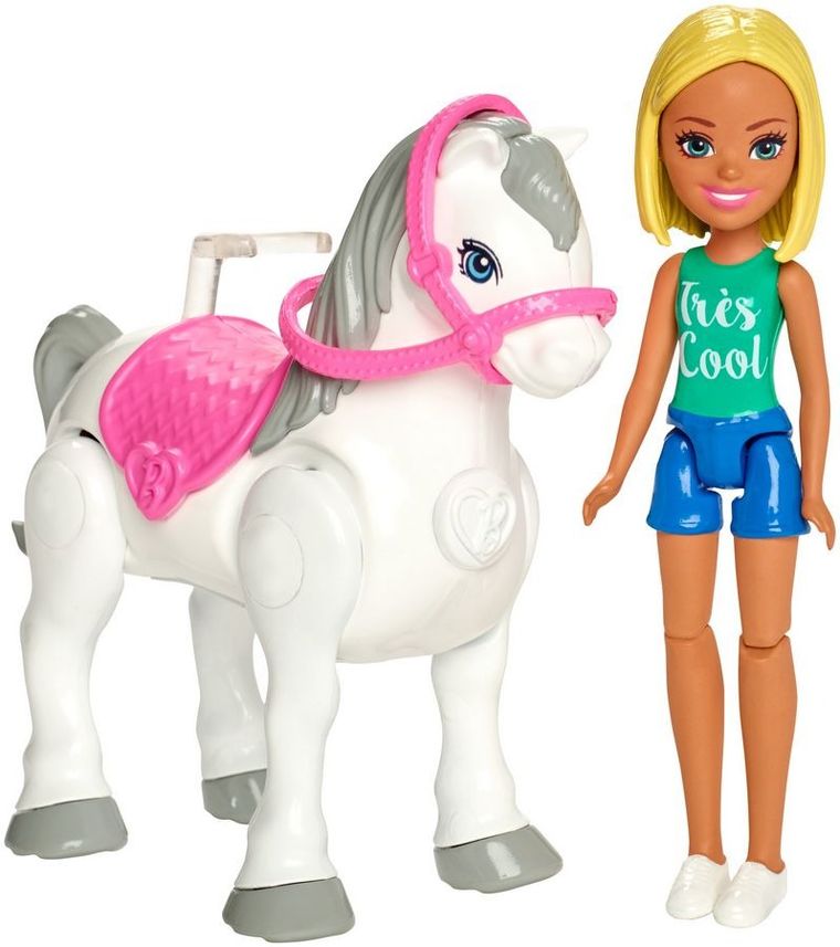 Barbie, On the Go, Wesołe miasteczko, zestaw z kucykiem i lalką