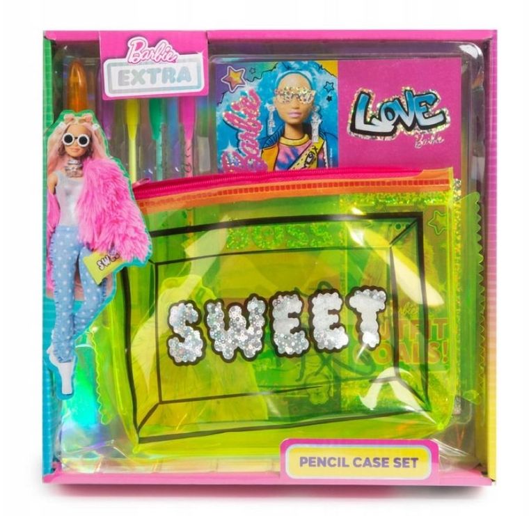Barbie, piórnik z wyposażeniem