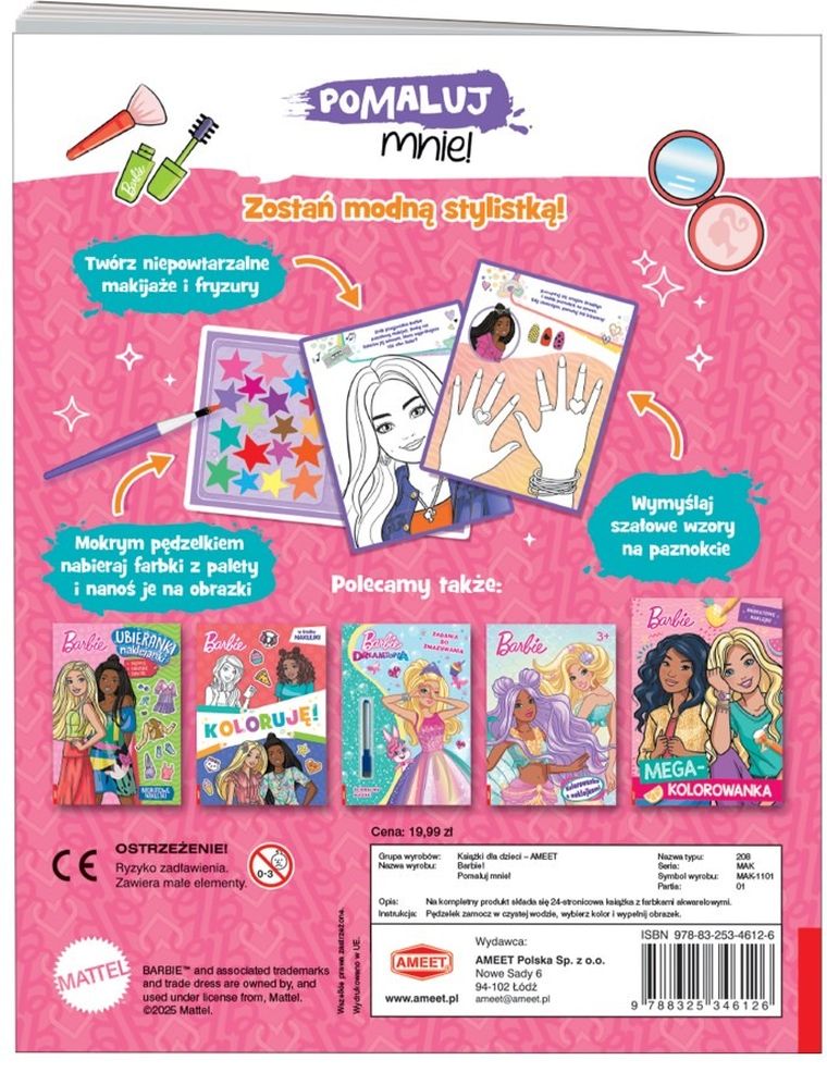 Barbie. Pomaluj mnie!