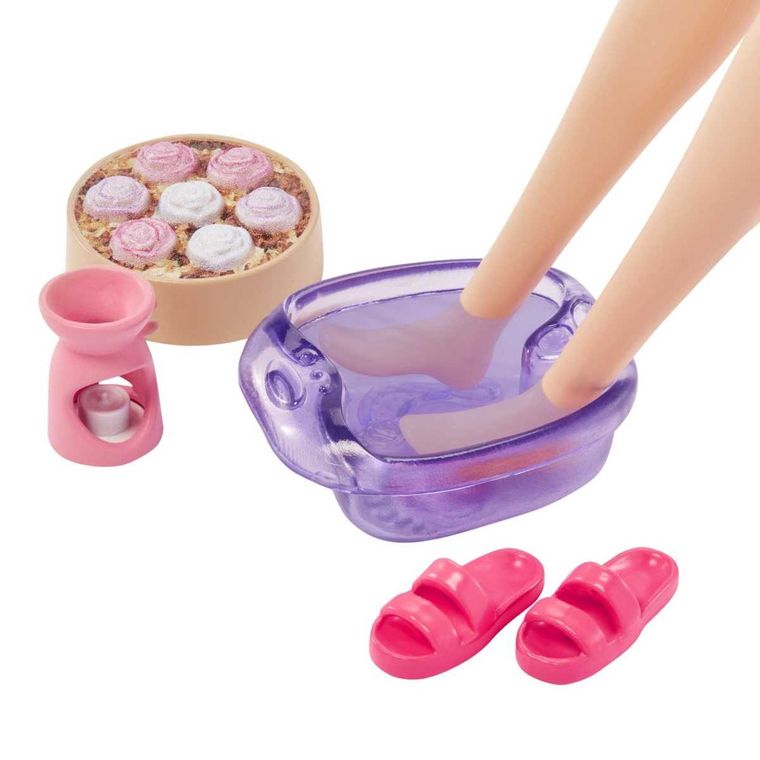 Barbie, Relaks Spa, zestaw z lalką i akcesoriami