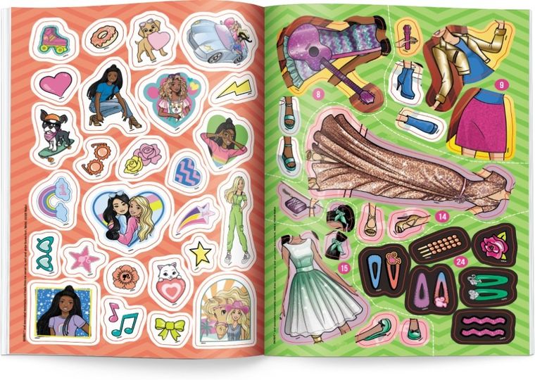Barbie. Ubieranki, naklejanki