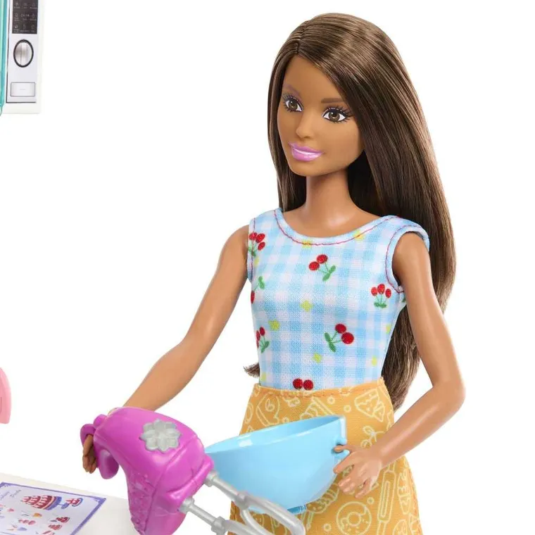 Barbie, Wspólne wypieki, zestaw z 2 lalkami i akcesoriami