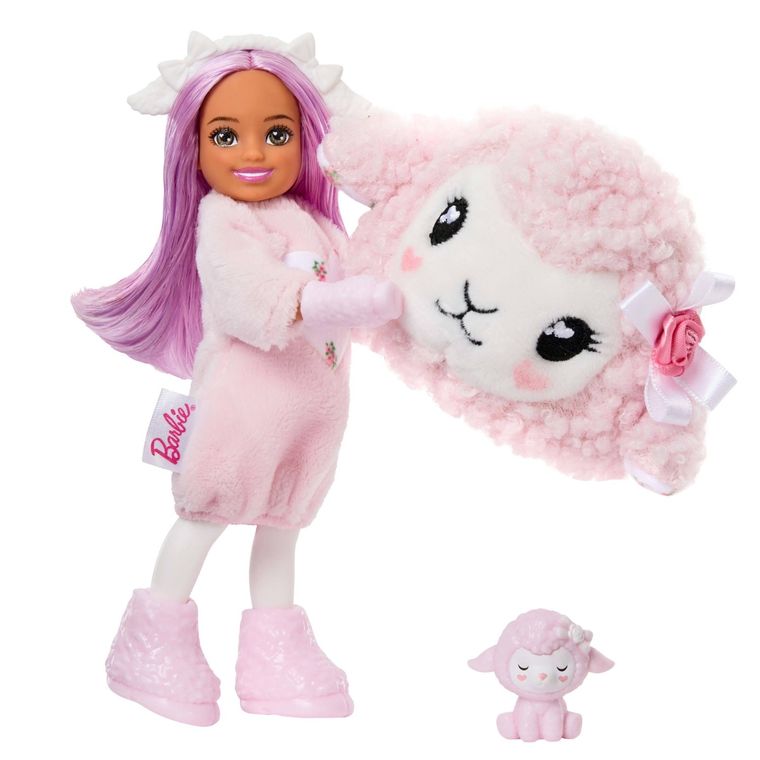 Barbie x Care Bears, Cutie Reveal, Troskliwe Misie, lalka Chelsea