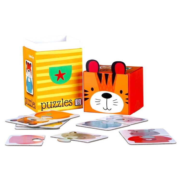 Barbo Toys, Zwierzątka, Bobo, puzzle, 6-2 elementy