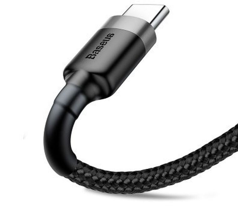 Baseus, kabel, USB-C CAFULE CATKLF-UG1 2A, 3m, czarny
