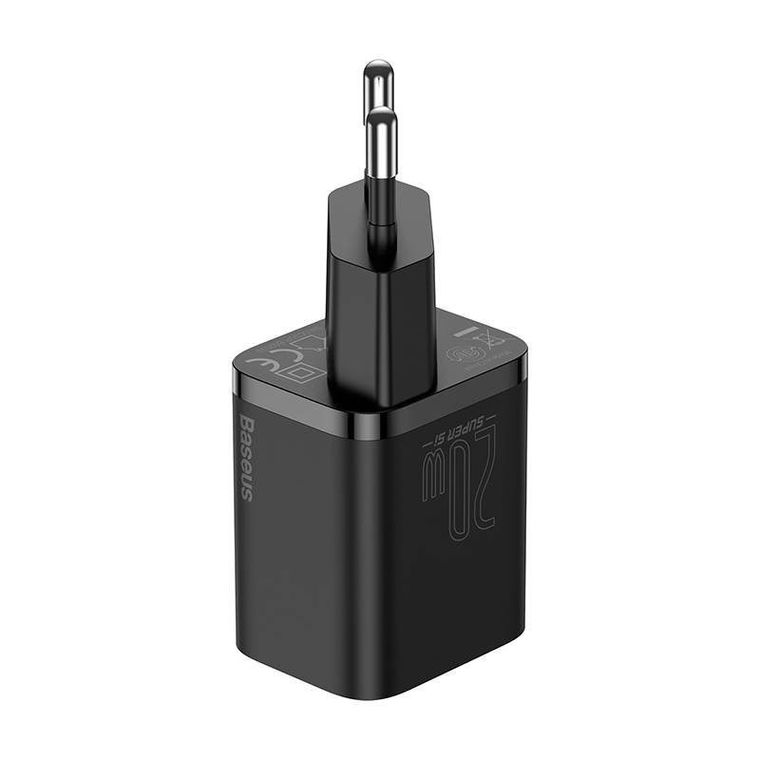 Baseus Ładowarka Sieciowa Quick Charger 20w, czarna
