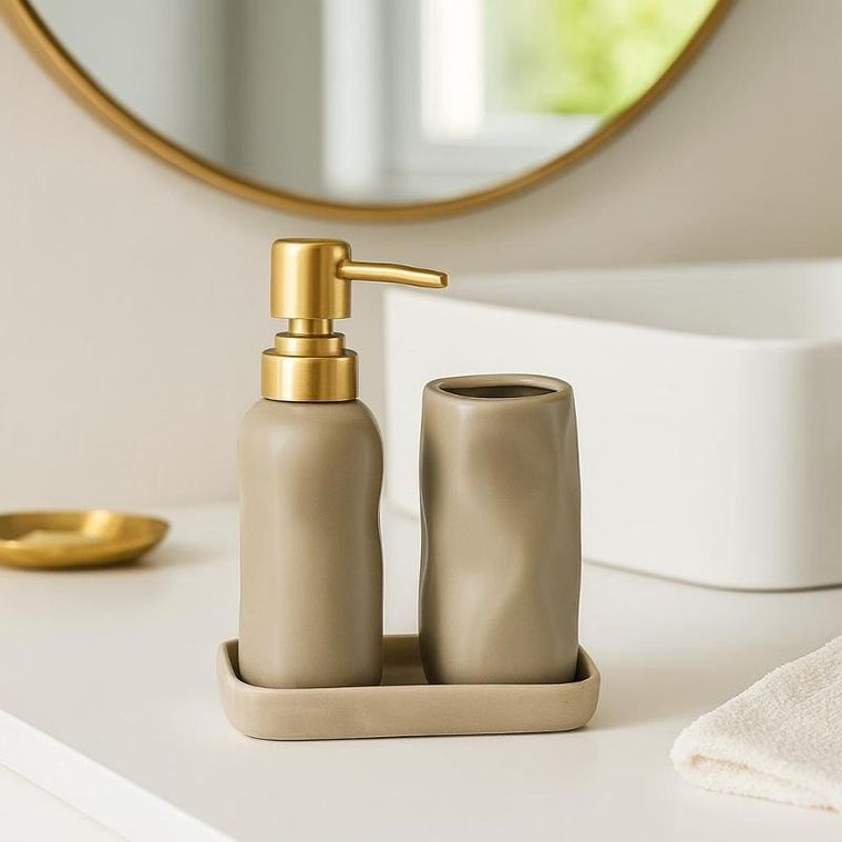 Bathroom Solutions, Eon, zestaw łazienkowy, ceramiczny