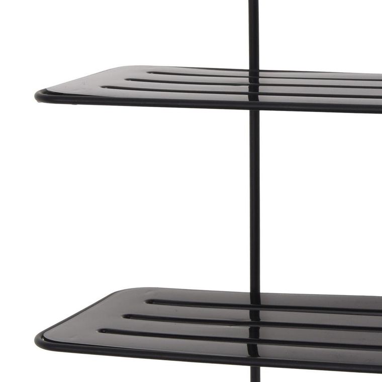 Bathroom Solutions, półka łazienkowa pod prysznic, zawieszana, czarna