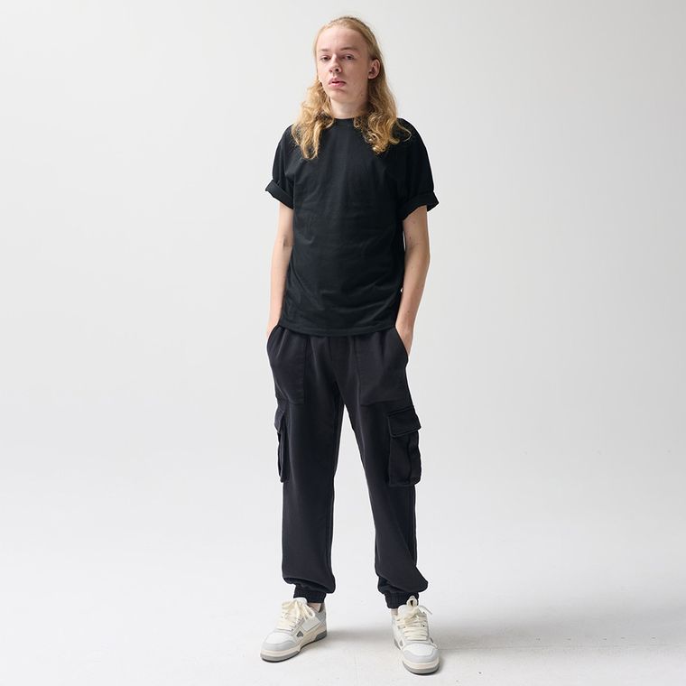 Bawełniany t-shirt basic o kroju oversize NOWEAR