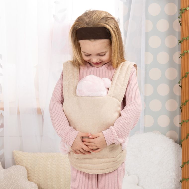 Bayer Design, EasyCarry, nosidełko dla lalek, beżowe