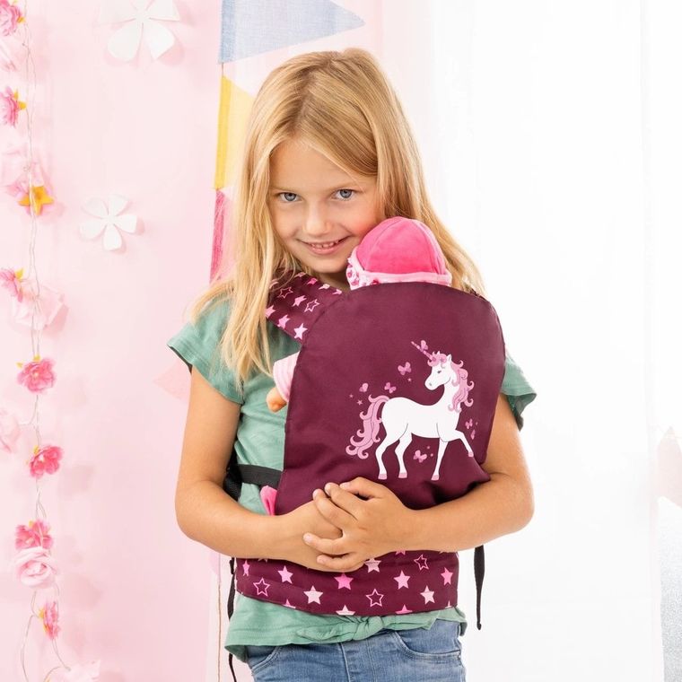 Bayer Design, EasyCarry, nosidełko dla lalek, bordowe