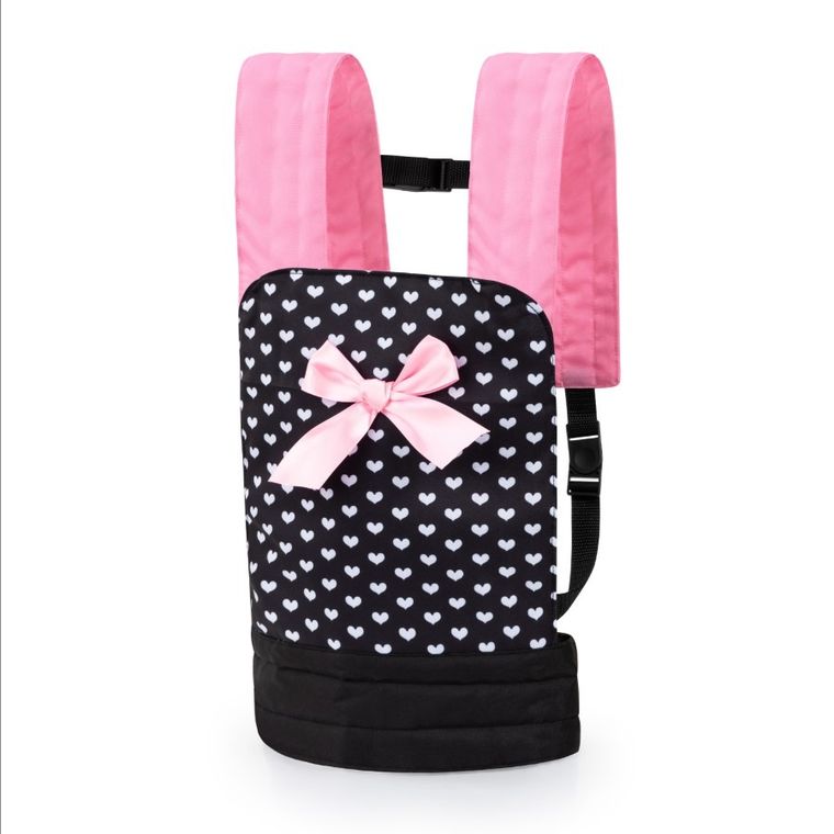 Bayer Design, EasyCarry, nosidełko dla lalek, różowo-czarne