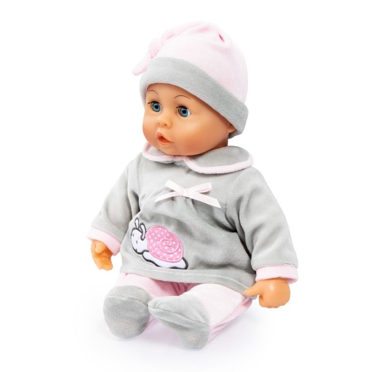 Bayer Design, First Words Baby, interaktywna lalka bobas, 38 cm