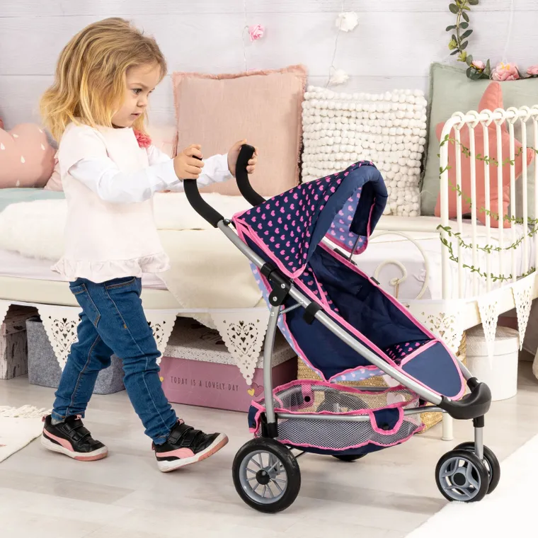 Bayer Design, Jogger, wózek dla lalek, niebieski