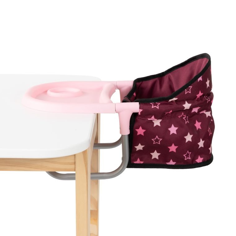 Bayer Design, krzesełko stołowe do karmienia lalek, bodowe