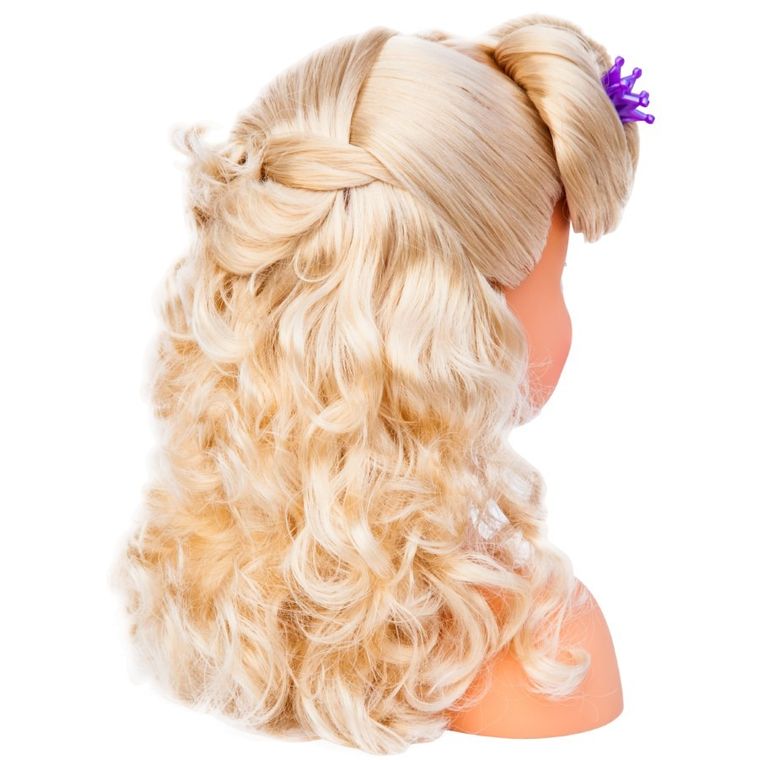 Bayer Design, Super Modelka, głowa do stylizacji fryzur z akcesoriami, blondynka, 27 cm