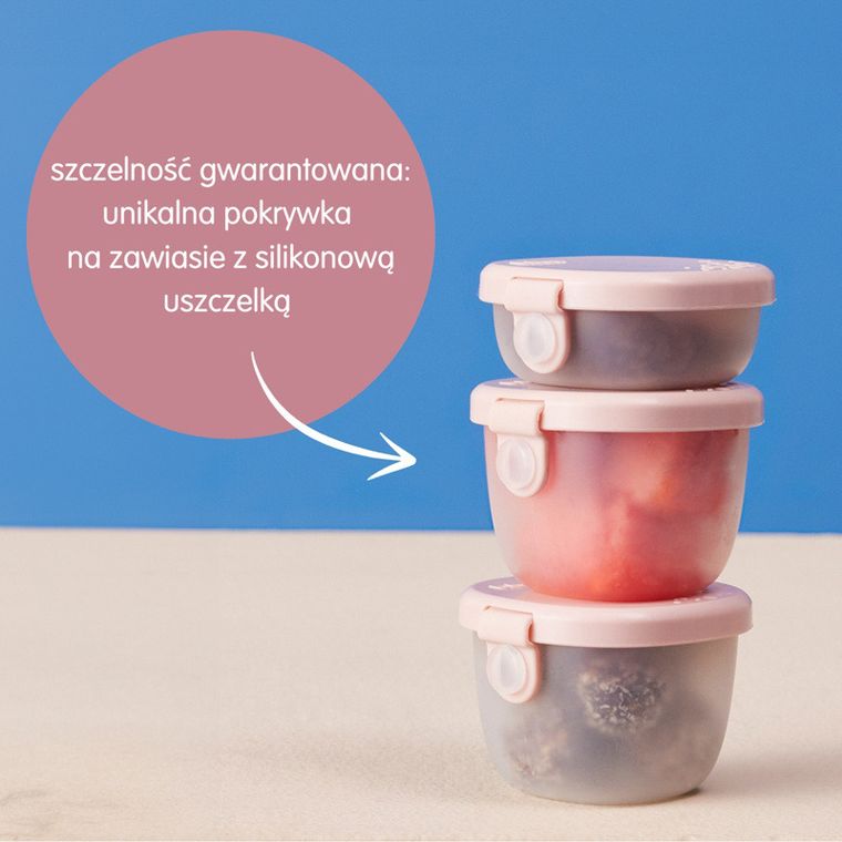 b.box, Berry, pojemniki na przekąski, 3 szt.