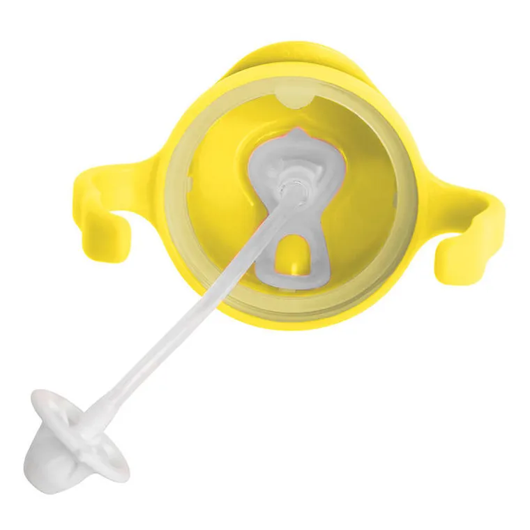 b.box, bidon ze słomką, cytrynowy, 240 ml