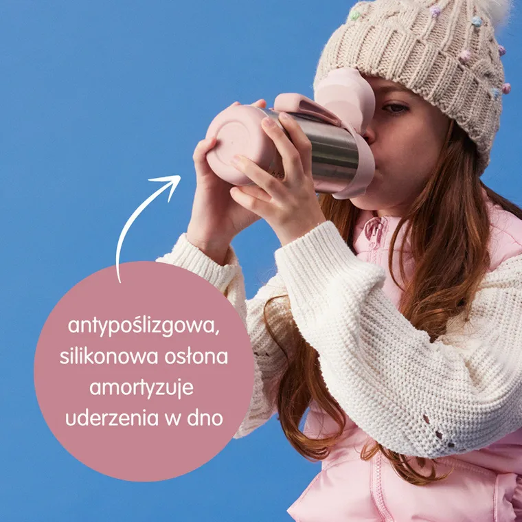 b.box, Blush Crush, butelka termiczna z ustnikiem sportowym, 500 ml